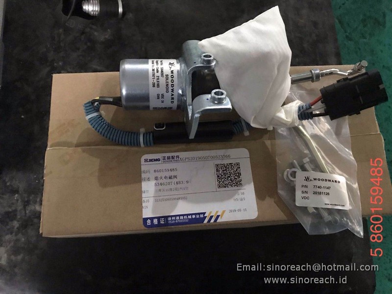 860159485 Flameout solenoid valve 5346207 (4B3.9 Tier2) (spare part) for XCMG SPARE PARTS XS122 XS122