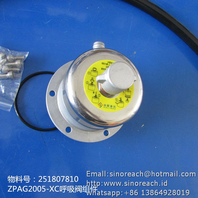 251807810 ZPAG2005-XC breathing valve assembly for XCMG 251807810 ZPAG2005-XC breathing valve assembly for XCMG